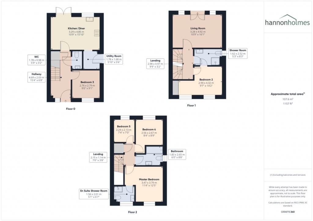 Floorplans For Weaver Chase, Radcliffe, Manchester