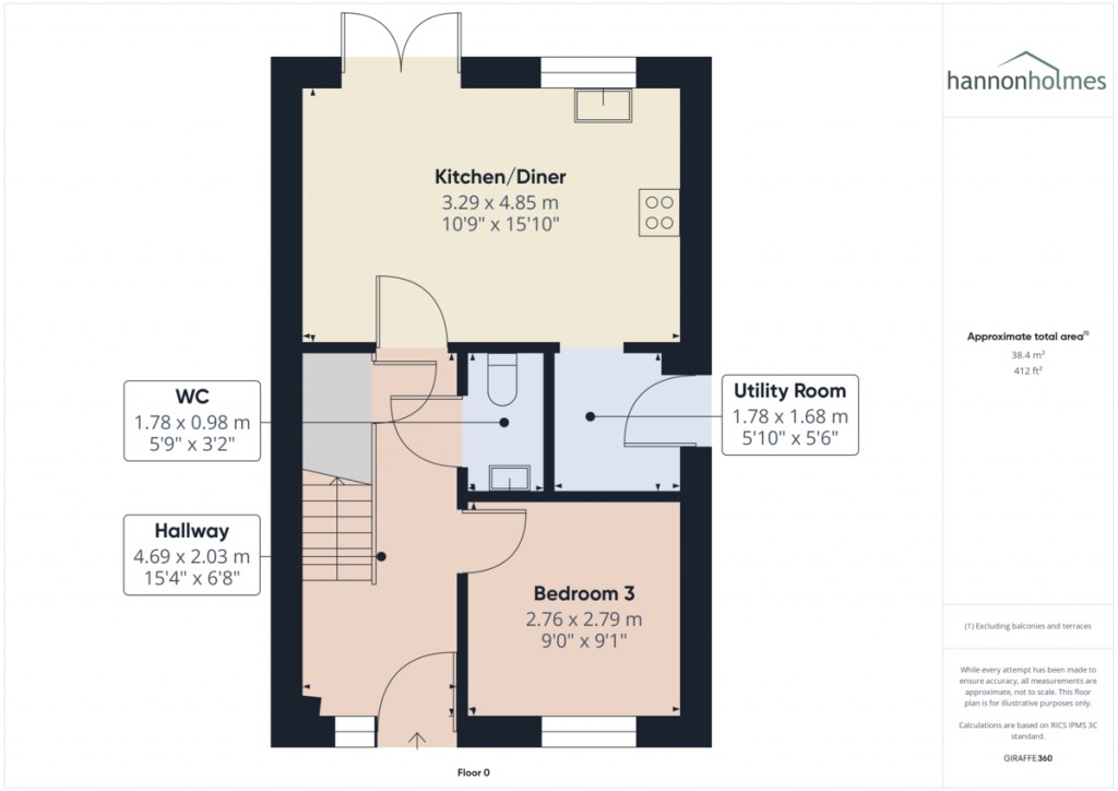 Floorplans For Weaver Chase, Radcliffe, Manchester