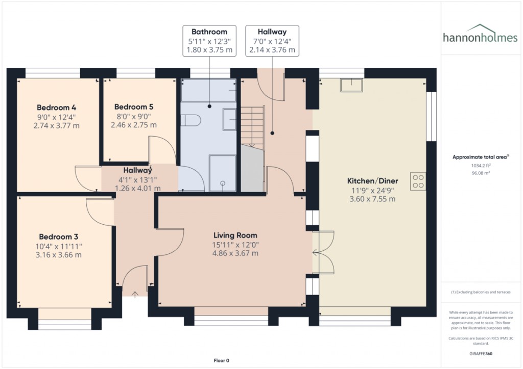 Floorplans For Martin Avenue, Little Lever, Bolton