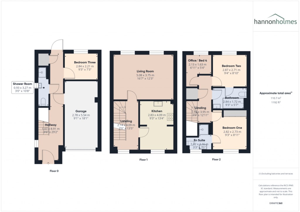 Floorplans For Stoneclough Rise, Radcliffe, Manchester