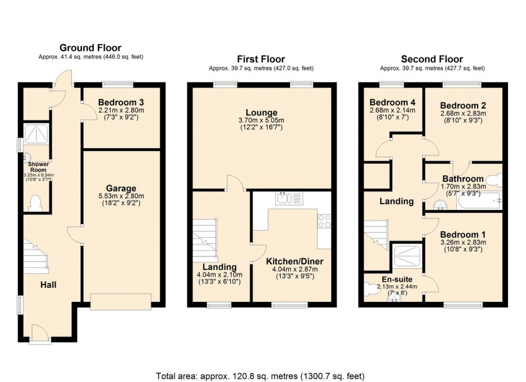 Floorplans For Stoneclough Rise, Radcliffe, Manchester