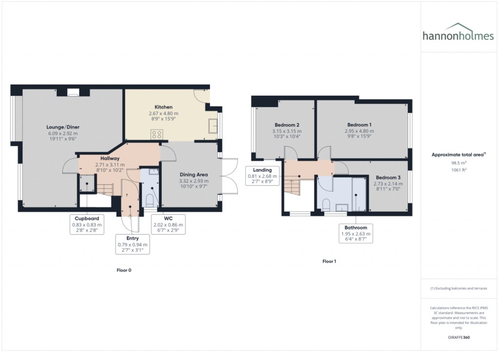 Floorplans For Edinburgh Road Little Lever Bolton Lancashire