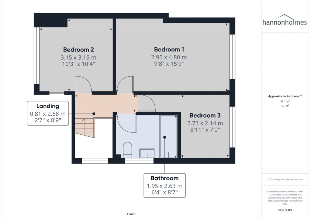 Floorplans For Edinburgh Road Little Lever Bolton Lancashire