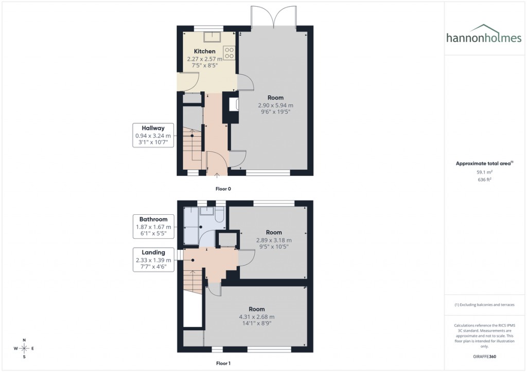 Floorplans For Cedar Avenue, Little Lever, Bolton