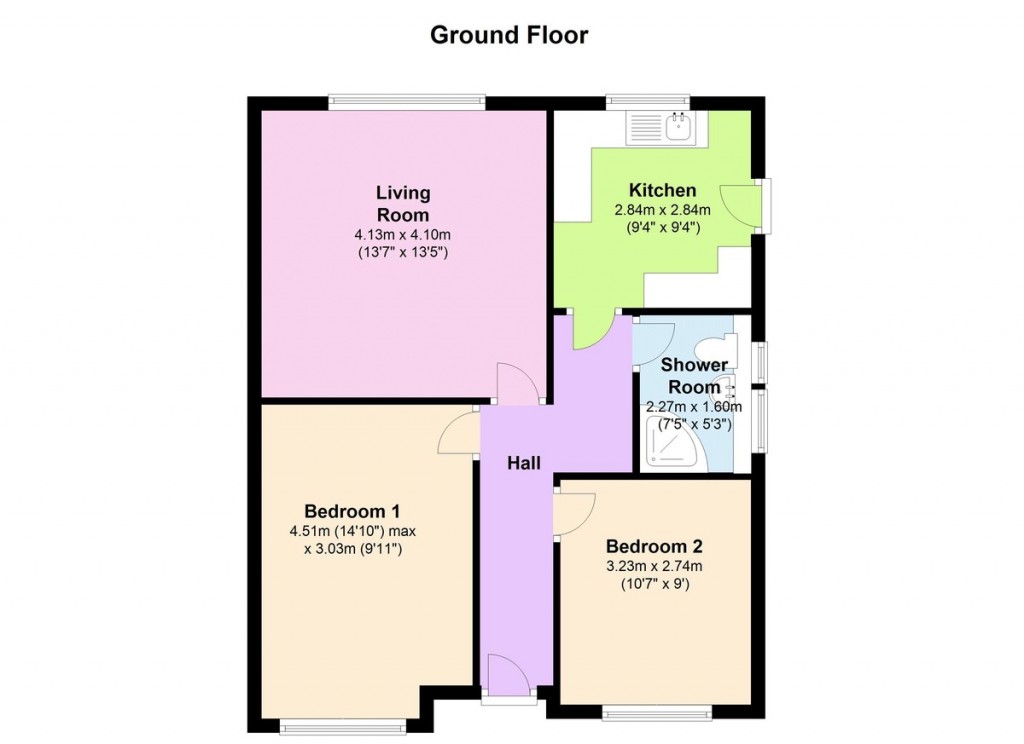 Floorplans For Wilby Avenue, Little Lever, Bolton