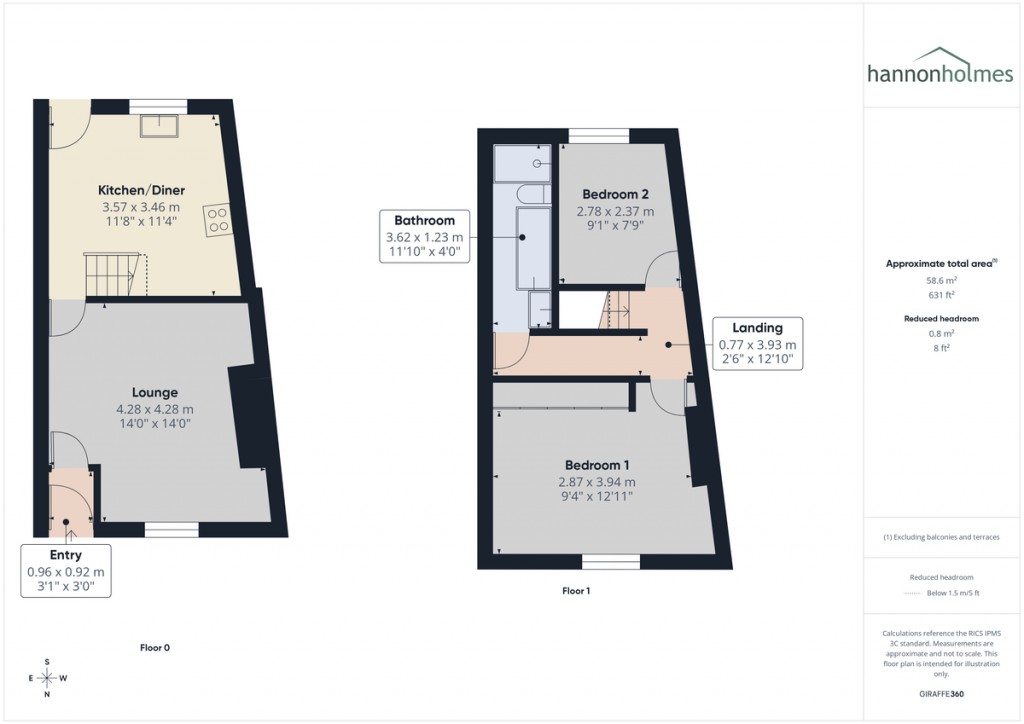 Floorplans For Church Street, Little Lever, Bolton