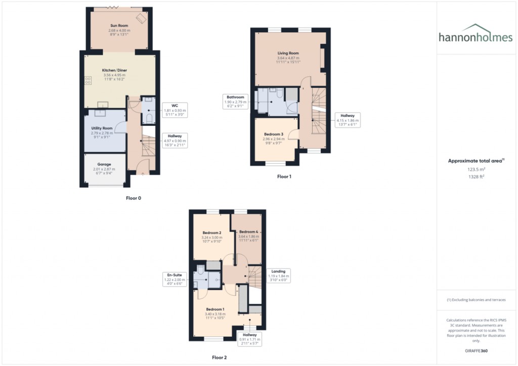Floorplans For Paramel Avenue, Little Lever, Bolton