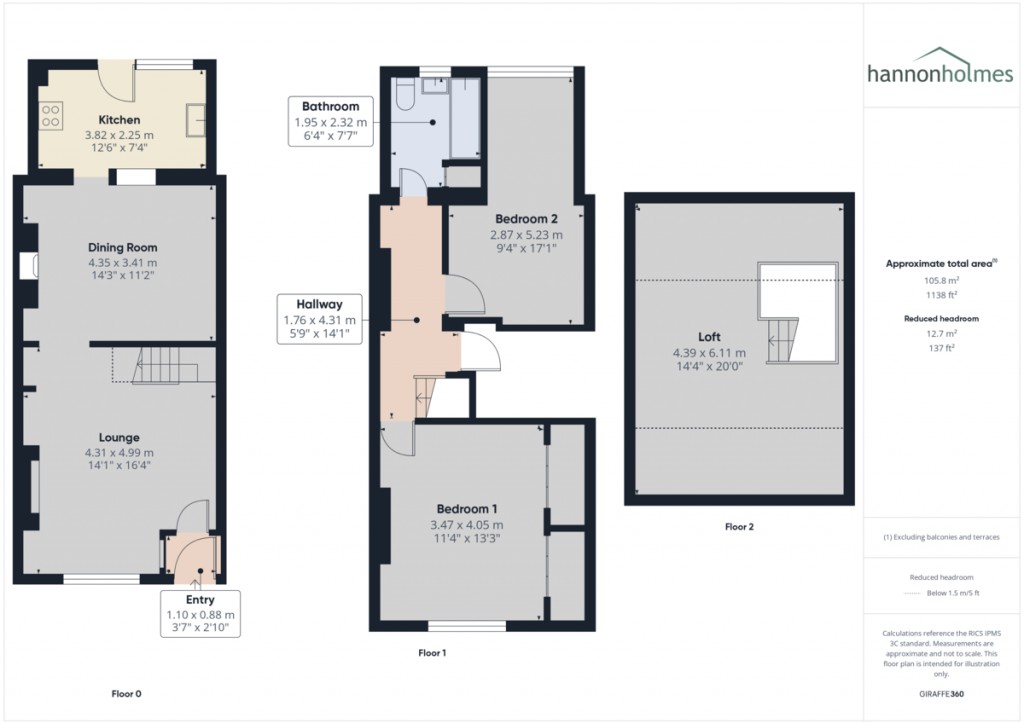 Floorplans For Buchanan Street, Swinton, Manchester