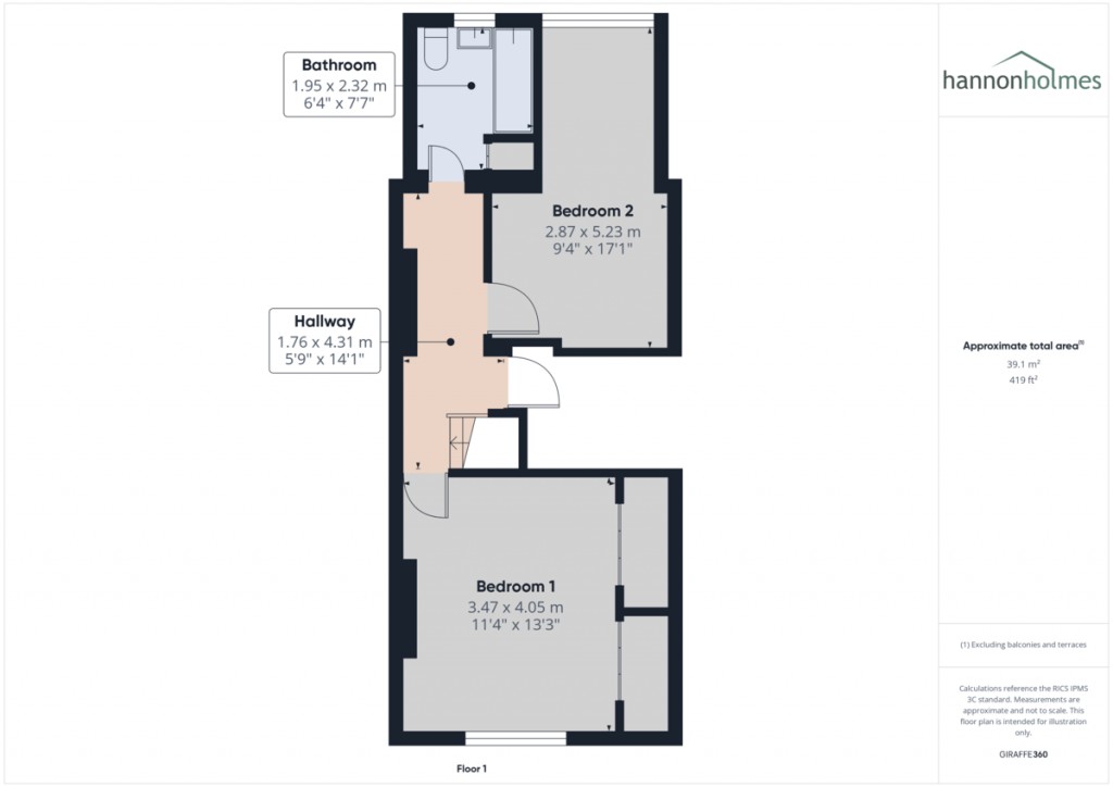 Floorplans For Buchanan Street, Swinton, Manchester