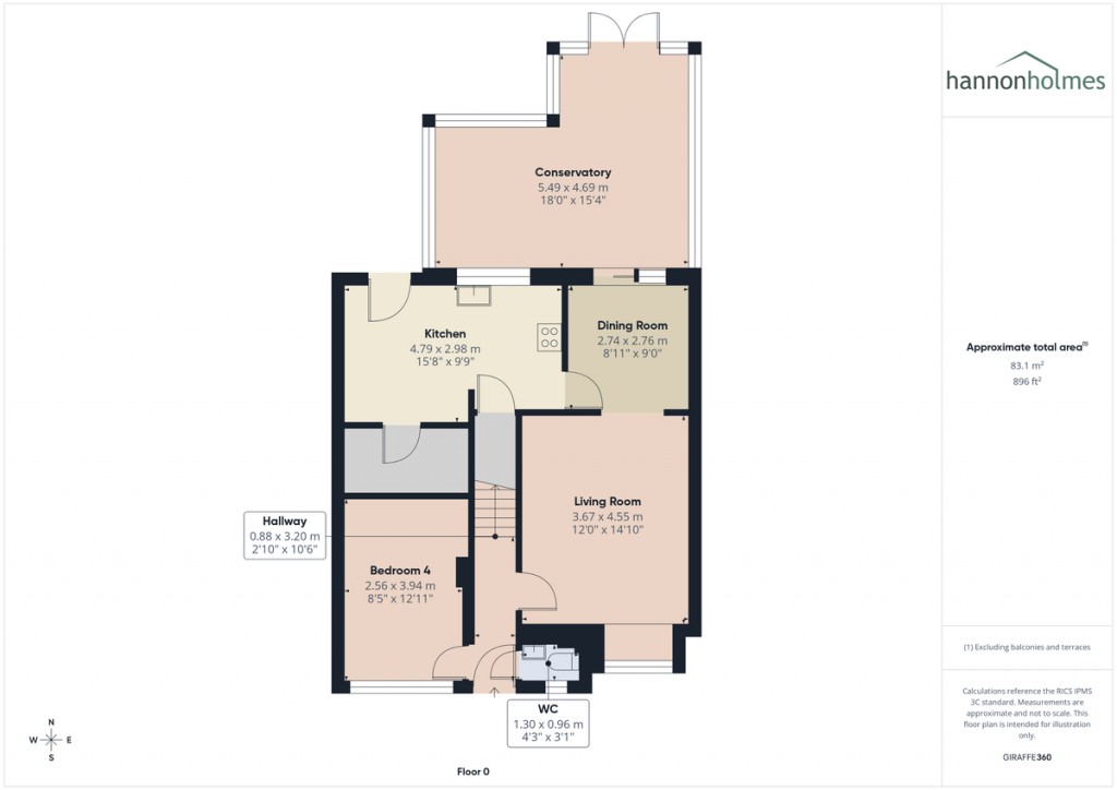 Floorplans For Burghley Drive, Radcliffe, Manchester