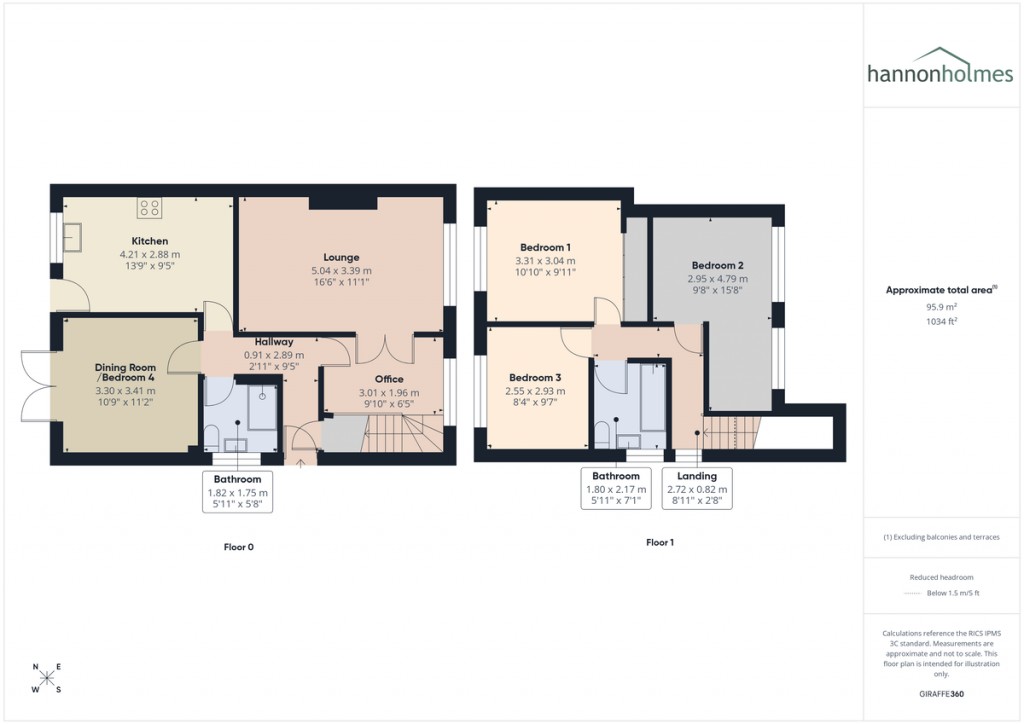 Floorplans For York Avenue, Little Lever, Bolton