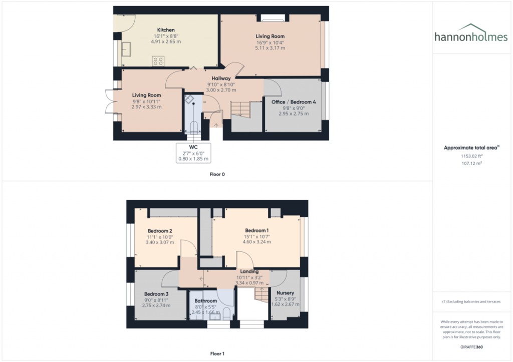 Floorplans For Windermere Avenue, Little Lever, Bolton