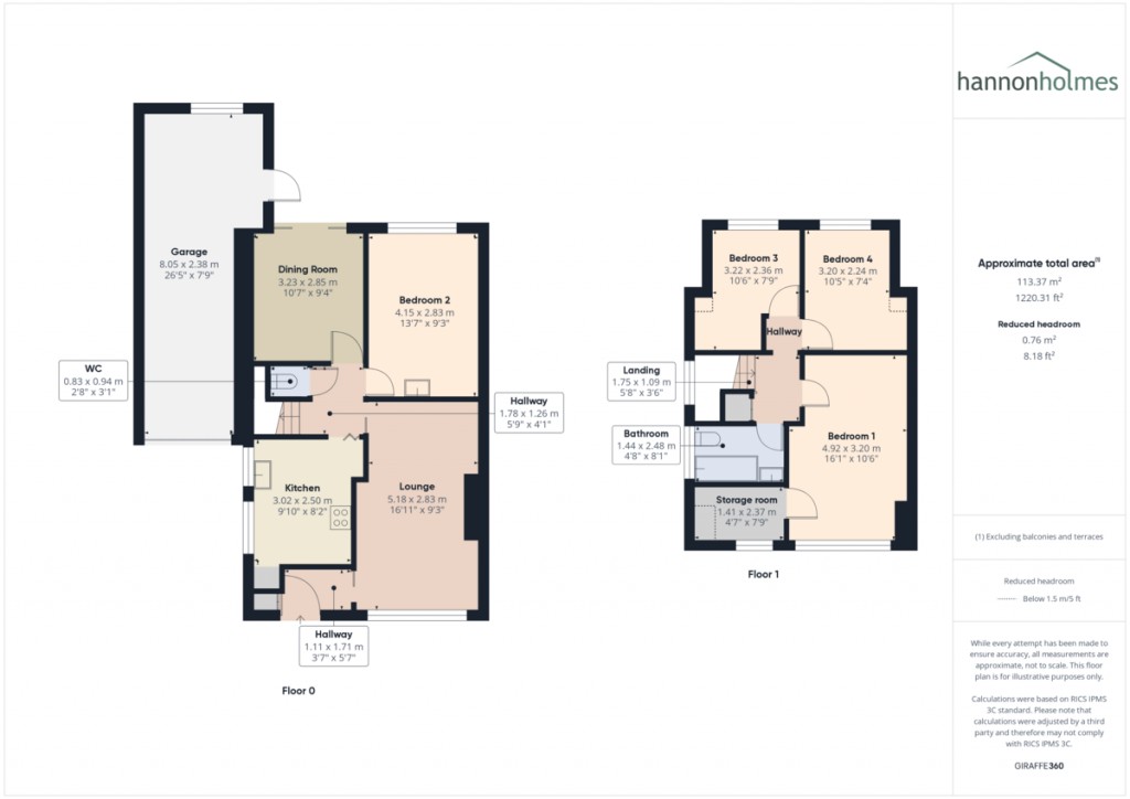 Floorplans For Wilkinson Avenue, Little Lever, Bolton