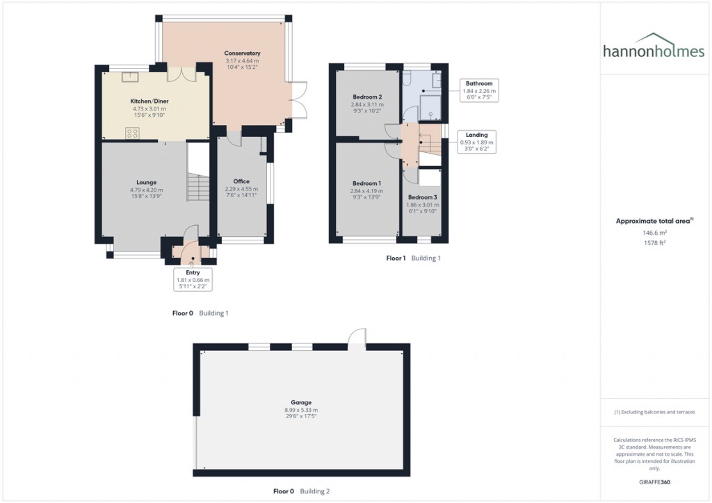 Floorplans For Manor Avenue, Little Lever, Bolton