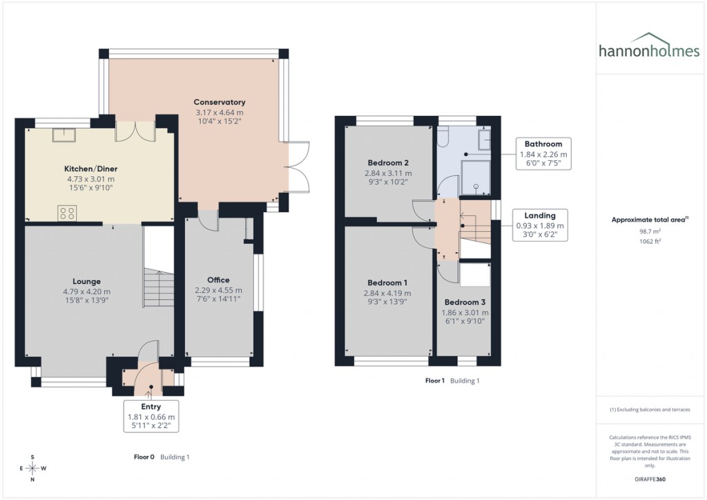 Floorplans For Manor Avenue, Little Lever, Bolton