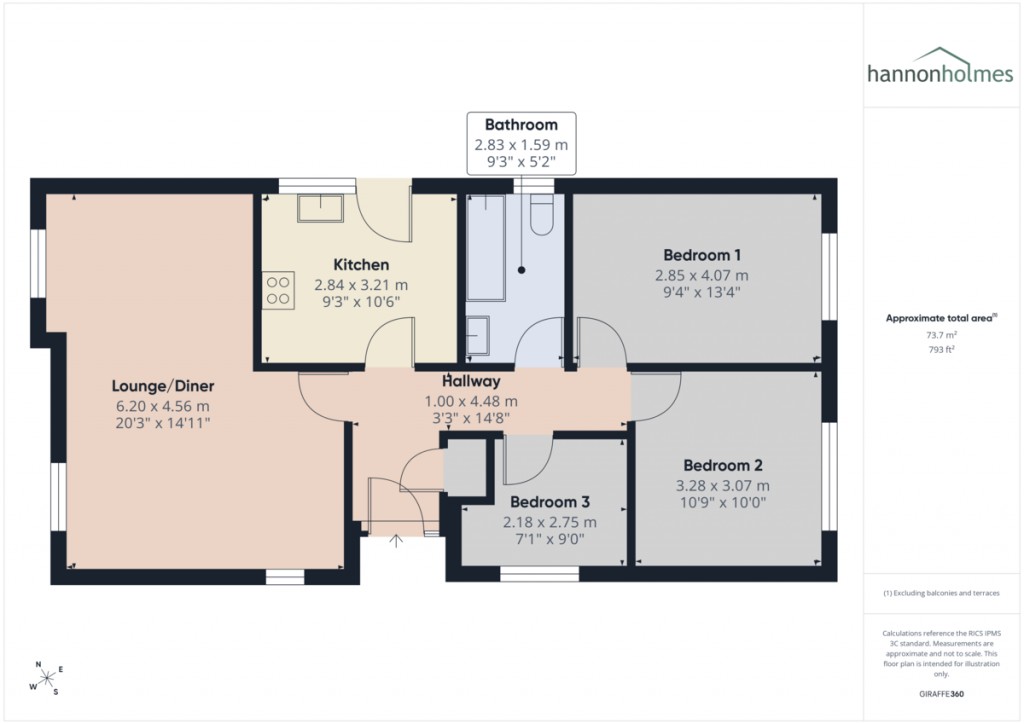 Floorplans For Bramcote Avenue, Bolton