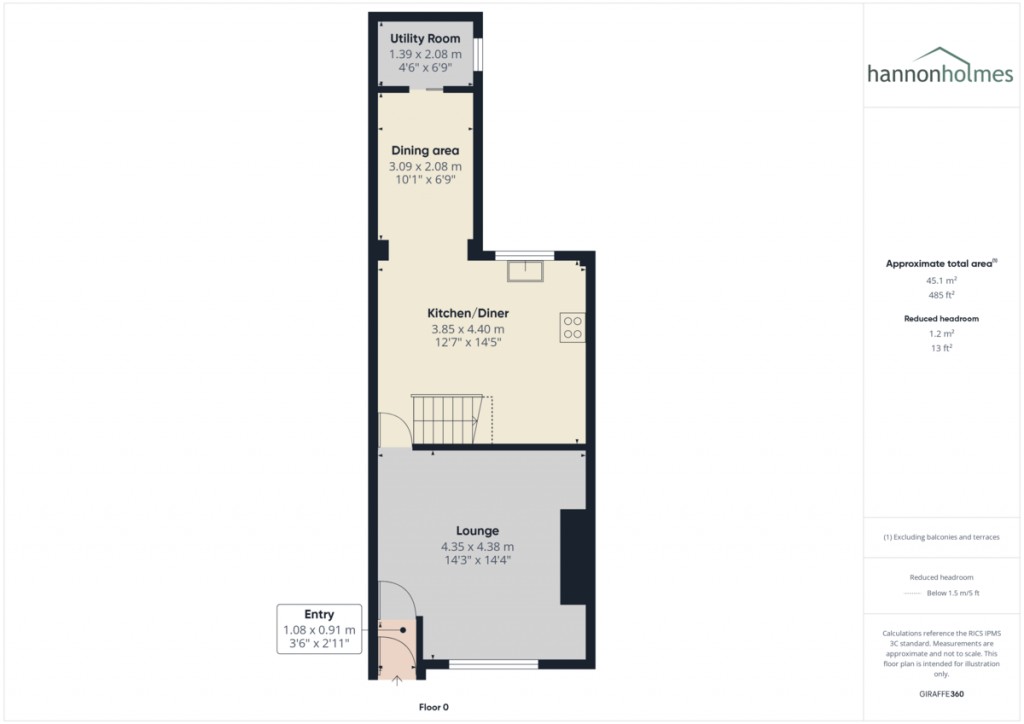 Floorplans For Lord Street, Kearsley, Bolton