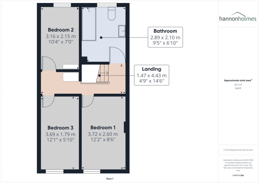 Floorplans For Lord Street, Kearsley, Bolton