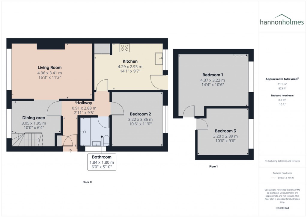Floorplans For Lincoln Avenue, Little Lever, Bolton