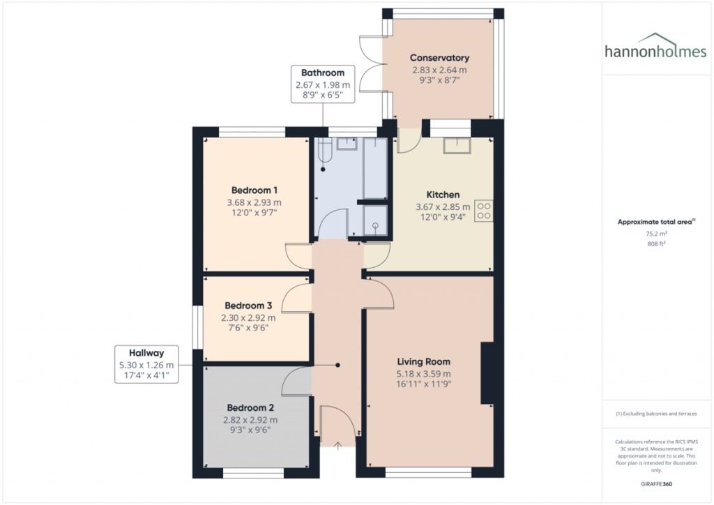 Floorplans For Churchill Drive, Little Lever, Bolton