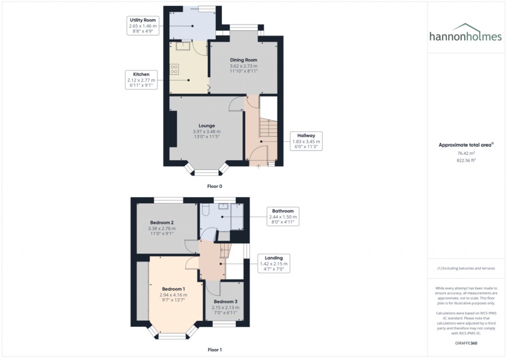 Floorplans For Radcliffe, Manchester