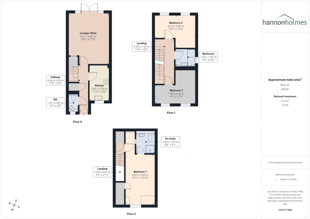 Floorplans For Fearney Side, Little Lever, Bolton