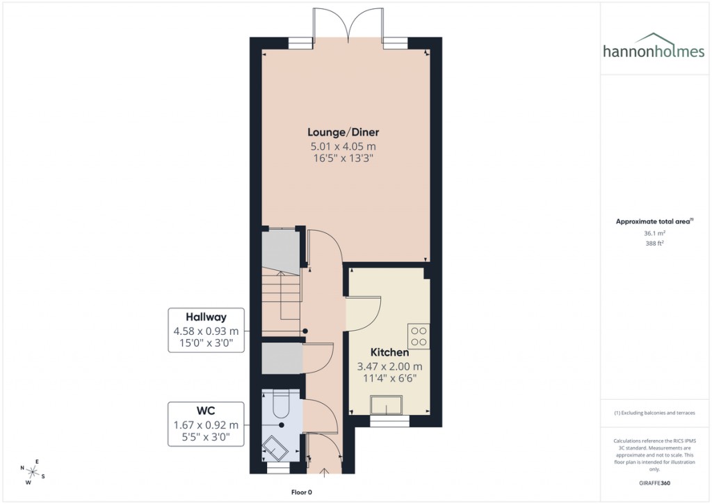 Floorplans For Fearney Side, Little Lever, Bolton