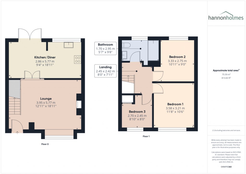 Floorplans For Medway Drive, Kearsley, Bolton