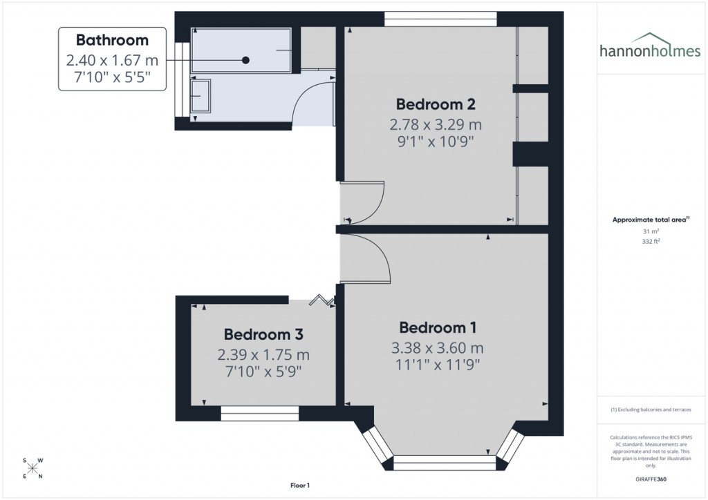 Floorplans For Solway Close, Swinton, Manchester