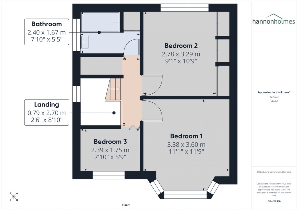Floorplans For Solway Close, Swinton, Manchester