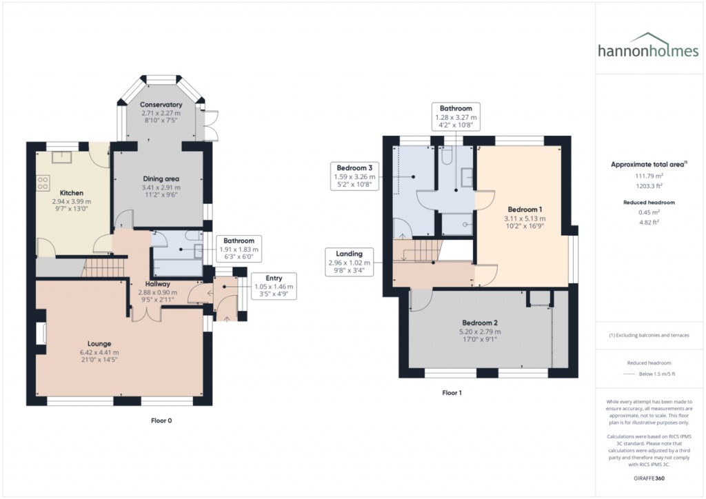Floorplans For Catterick Drive, Little Lever, Bolton