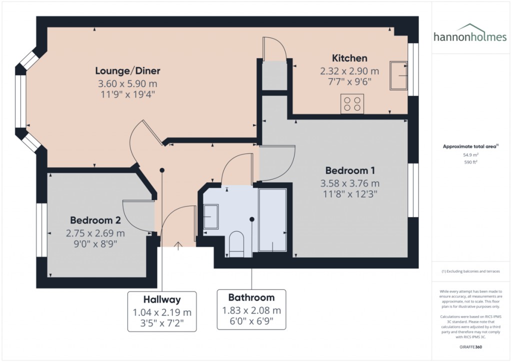Floorplans For Brattice Drive, Swinton, Manchester