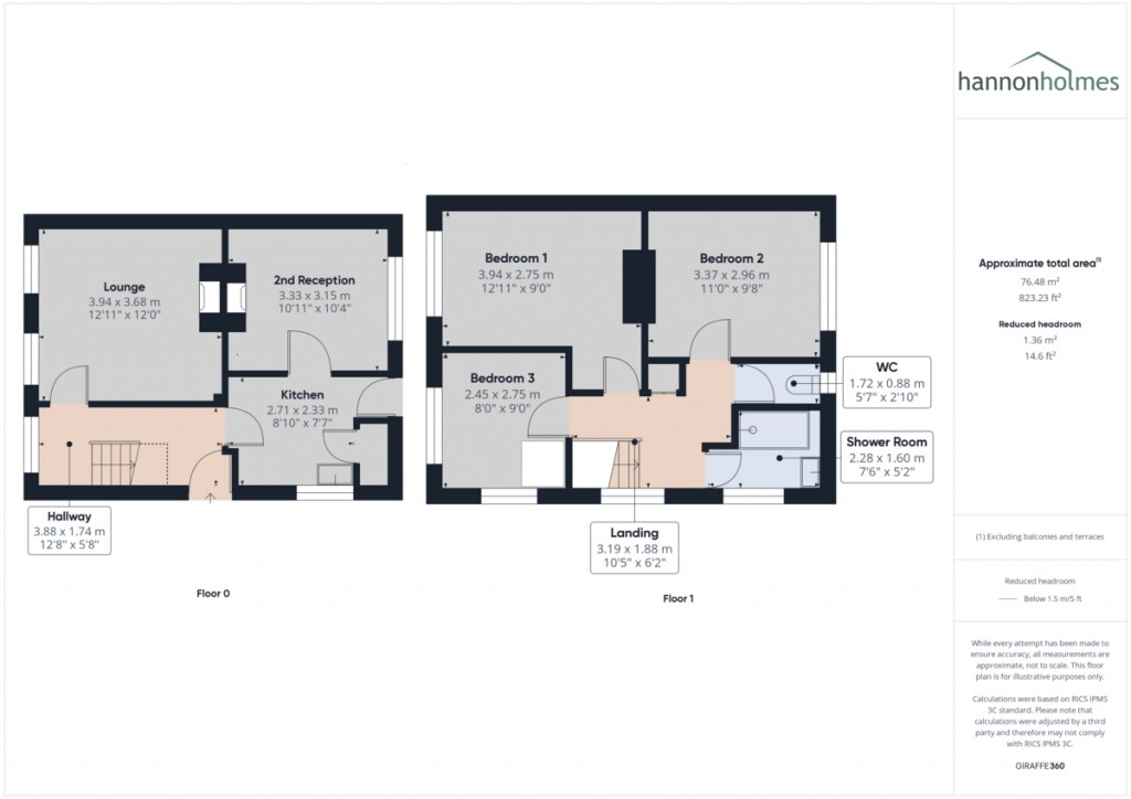 Floorplans For Avondale Road, Farnworth, Bolton