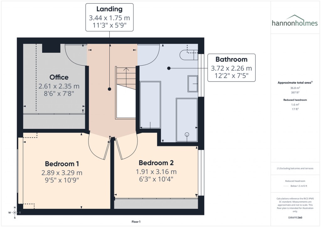 Floorplans For Ulleswater Close, Little Lever, Bolton