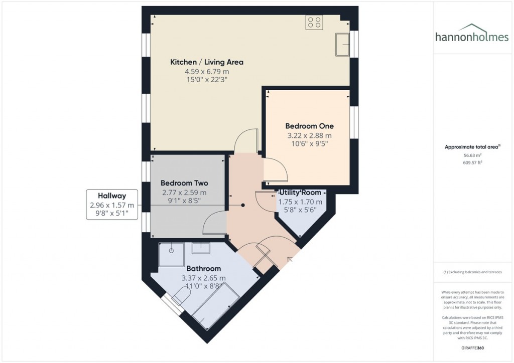 Floorplans For Selside Court, Radcliffe, Manchester