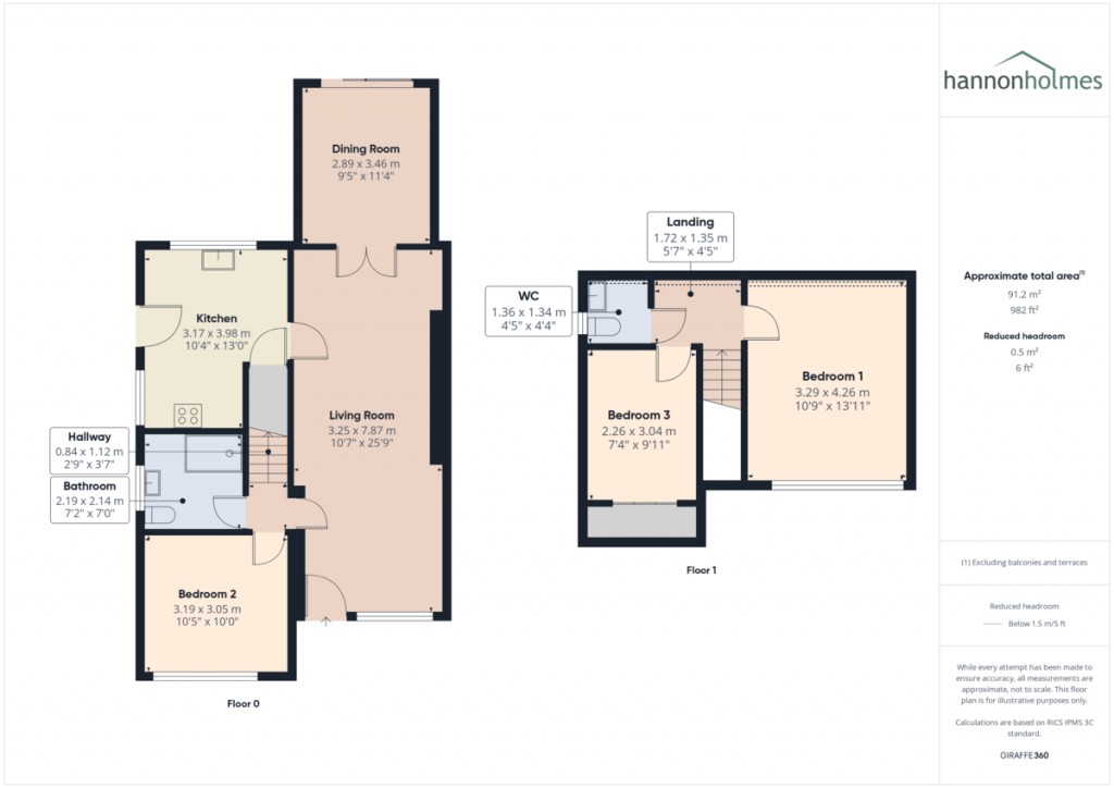 Floorplans For Duxbury Avenue, Little Lever, Bolton