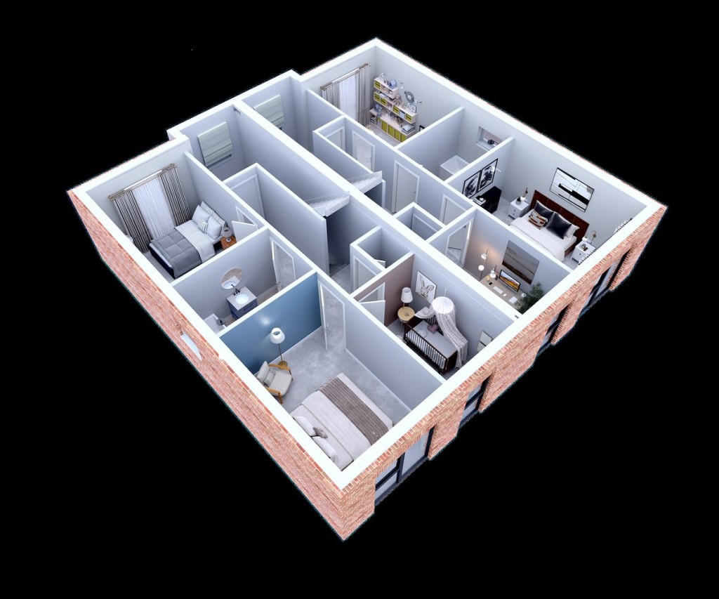 Floorplans For Albion Hall Place, Kearsley, Bolton