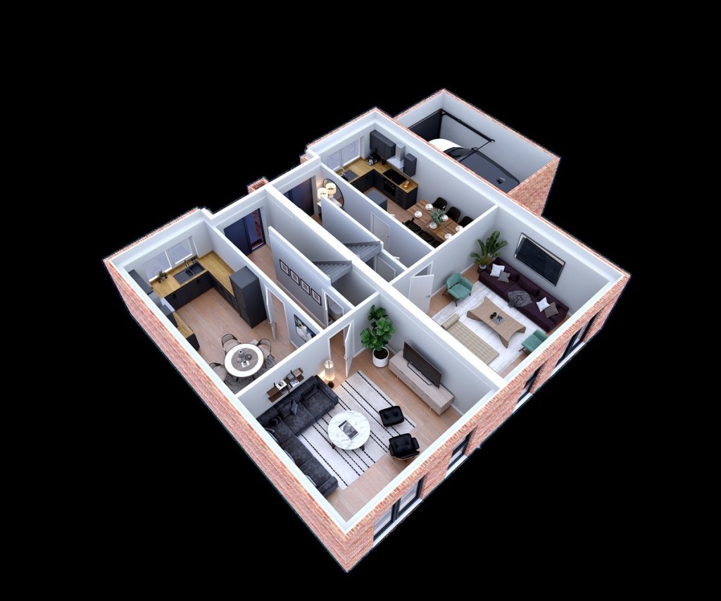 Floorplans For Albion Hall Place, Kearsley, Bolton