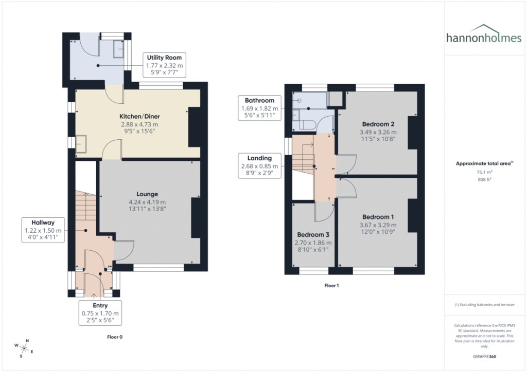 Floorplans For Stopes Road, Little Lever, Bolton