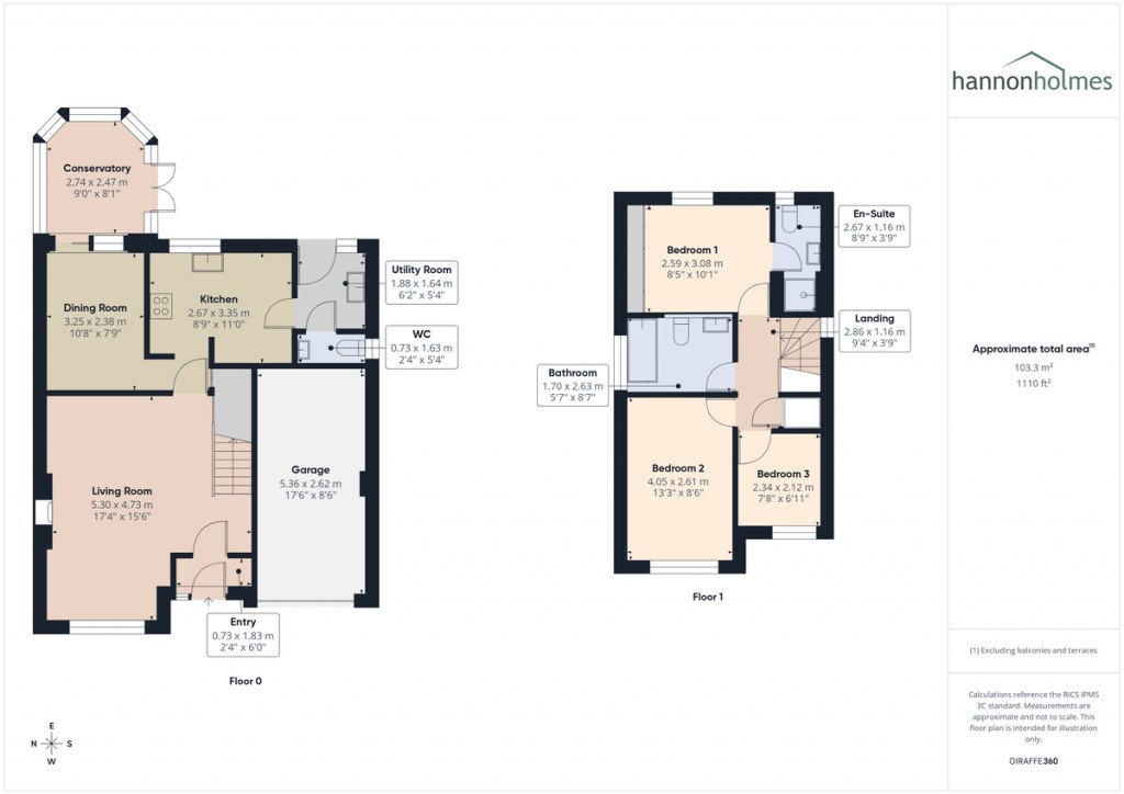 Floorplans For Burghley Drive, Radcliffe, Manchester