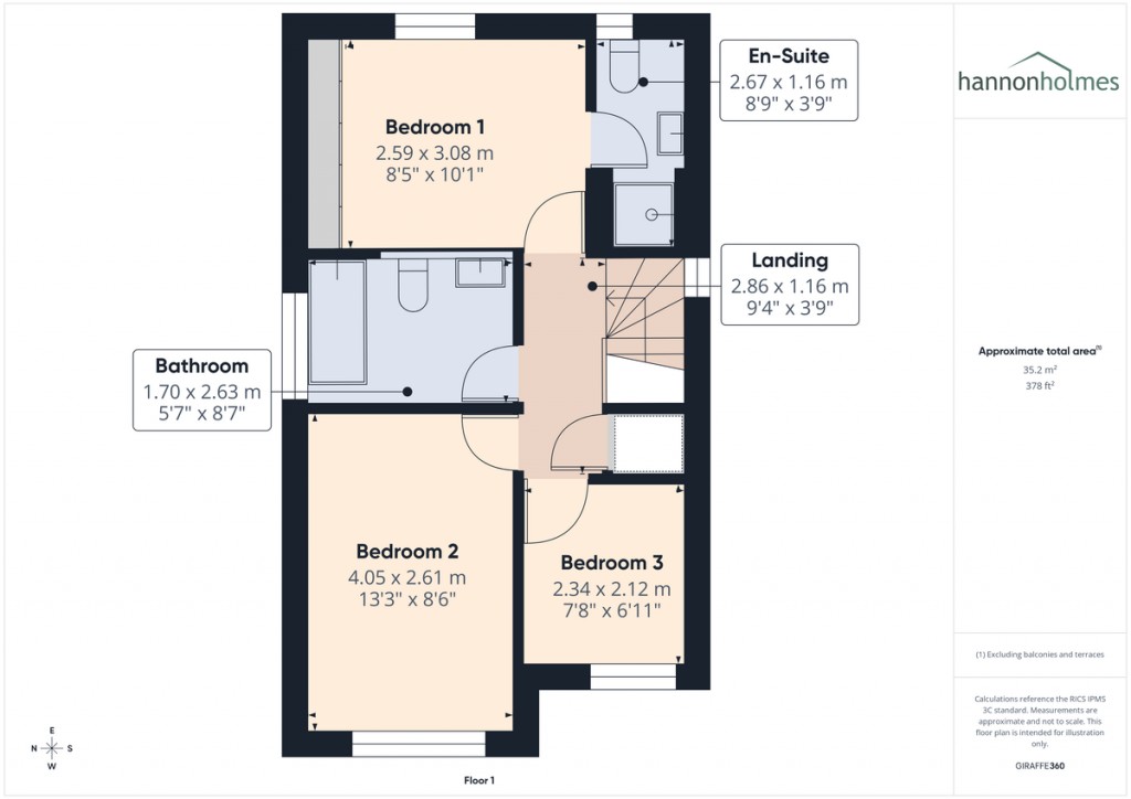 Floorplans For Burghley Drive, Radcliffe, Manchester