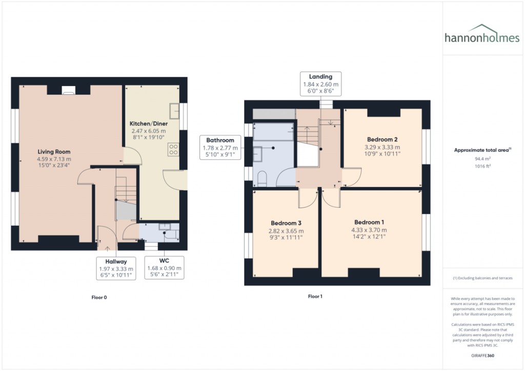 Floorplans For Victory Road, Little Lever, Bolton