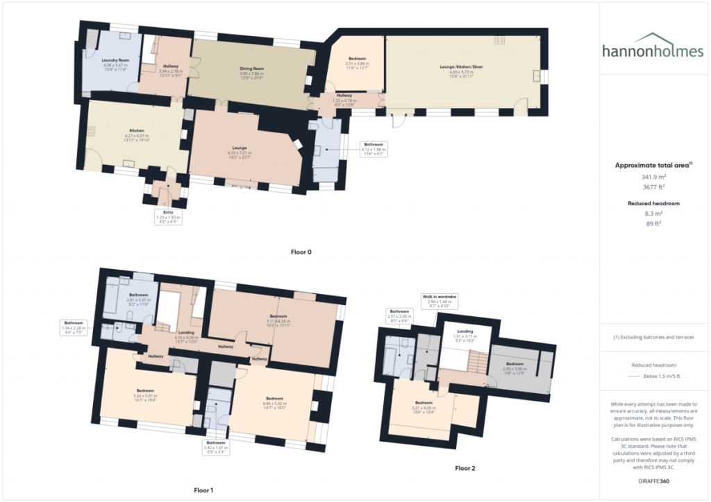 Floorplans For Ladyshore Road, Little Lever, Bolton