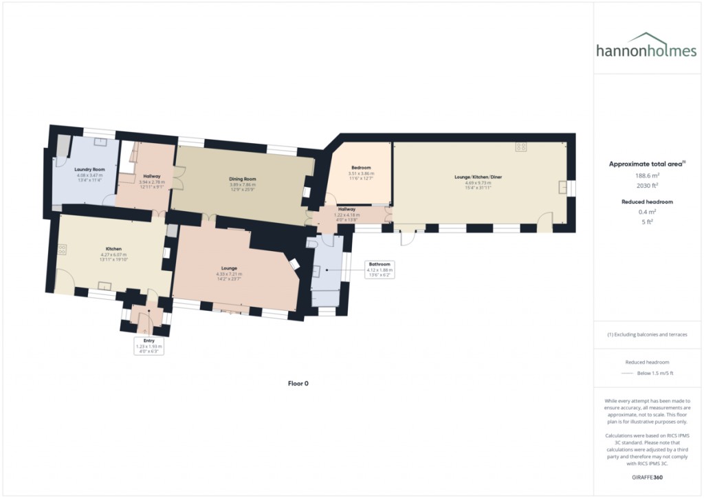 Floorplans For Ladyshore Road, Little Lever, Bolton