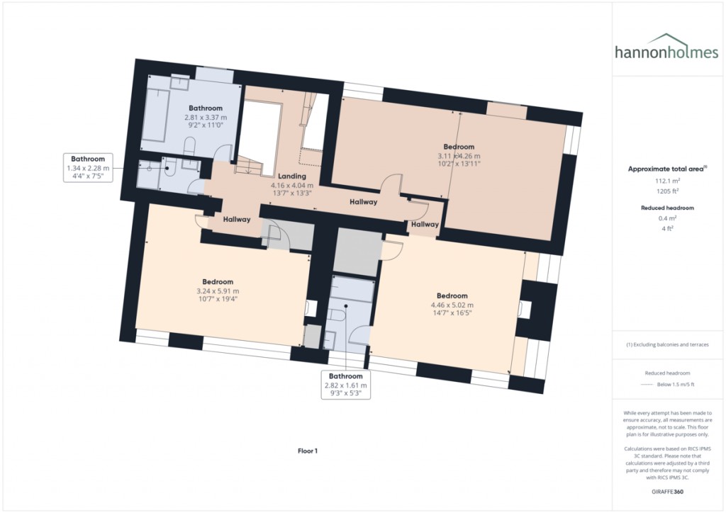 Floorplans For Ladyshore Road, Little Lever, Bolton