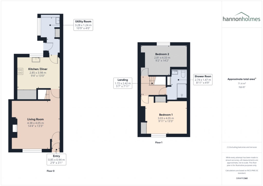 Floorplans For Victory Road, Little Lever, Bolton