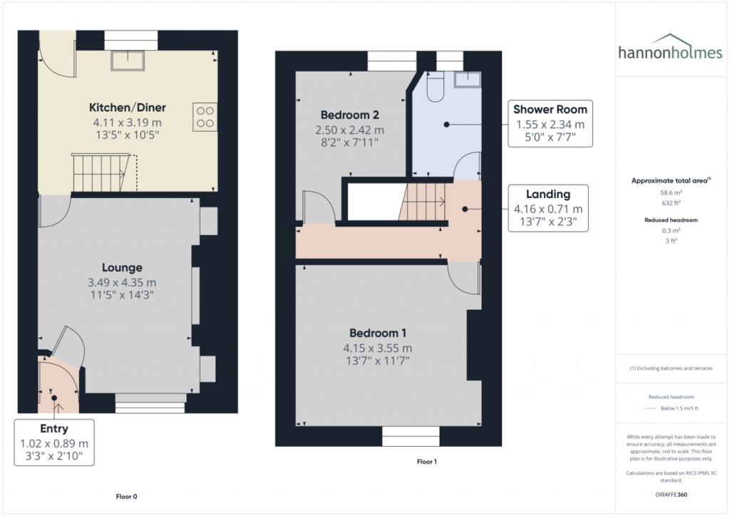 Floorplans For Arthur Street, Little Lever, Bolton