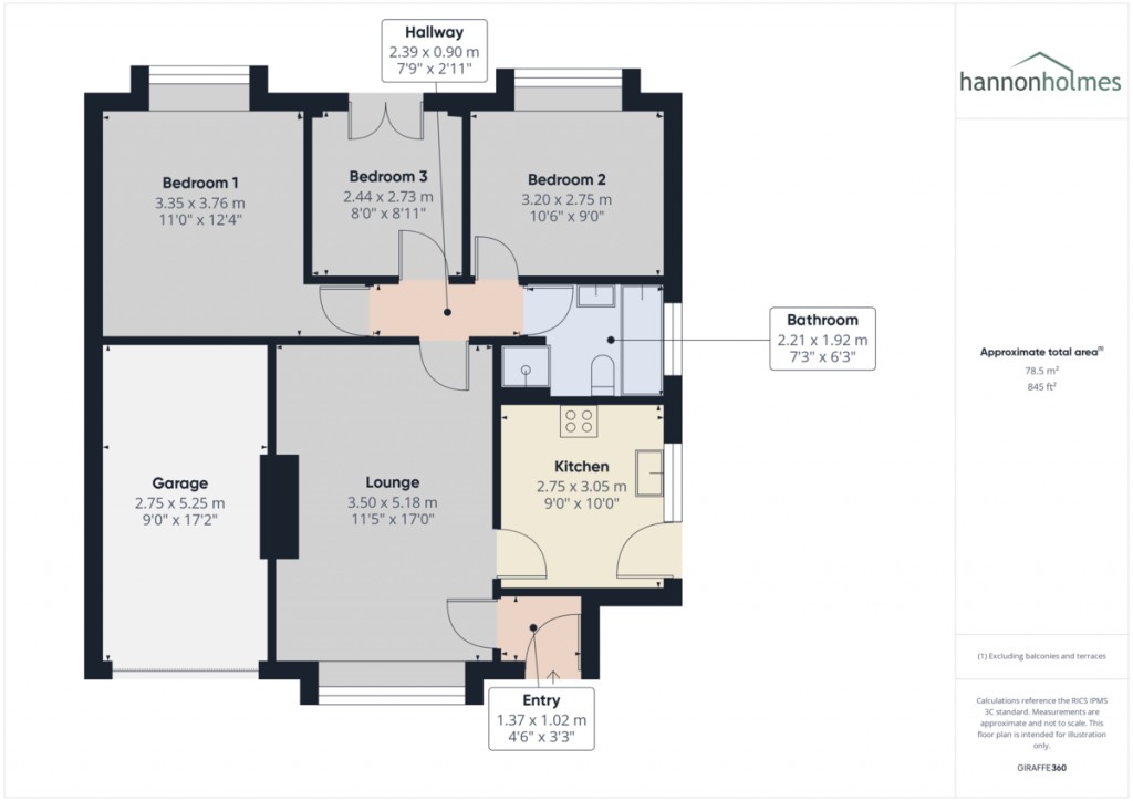Floorplans For Thornton Close, Little Lever, Bolton