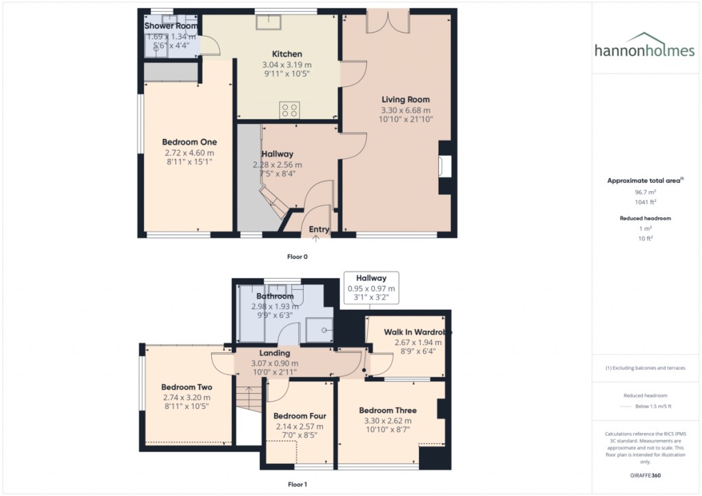 Floorplans For Martin Avenue, Little Lever, Bolton