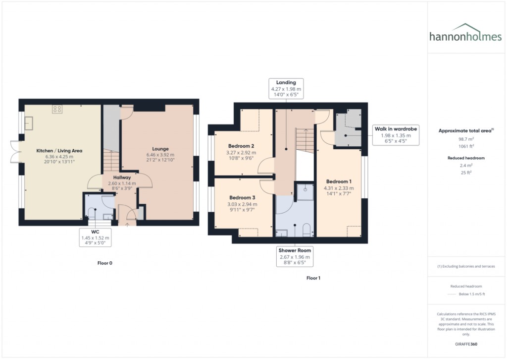 Floorplans For Grasmere Avenue, Little Lever, Bolton